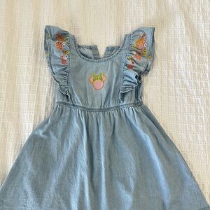 Disney Embroidered Blue Kids Dress | Toddler Size 3T